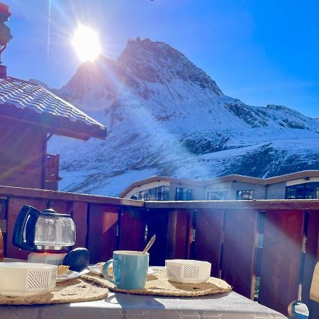 Charmant Studio Aux Pieds Des Pistes Vue Sur La Montagne Tignes Kültér fotó